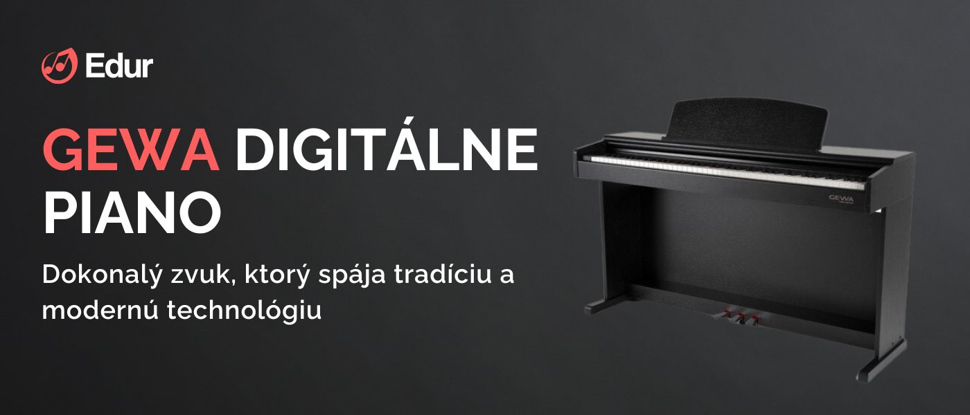 GEWA digitálne piano – dokonalý zvuk, ktorý spája tradíciu a modernú technológiu